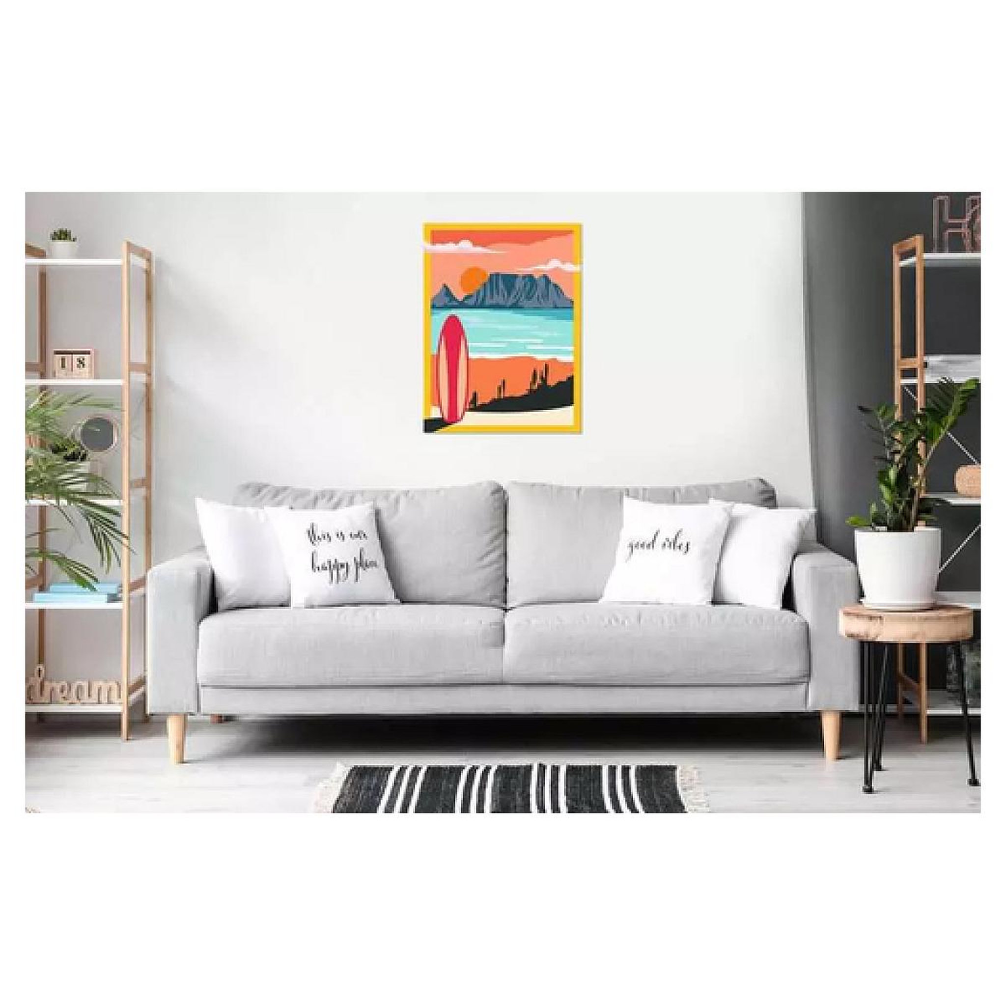 Voir la diapositive 3 : RAVENSBURGER CreArt - 30x40 cm Peinture par numeros Sunset
