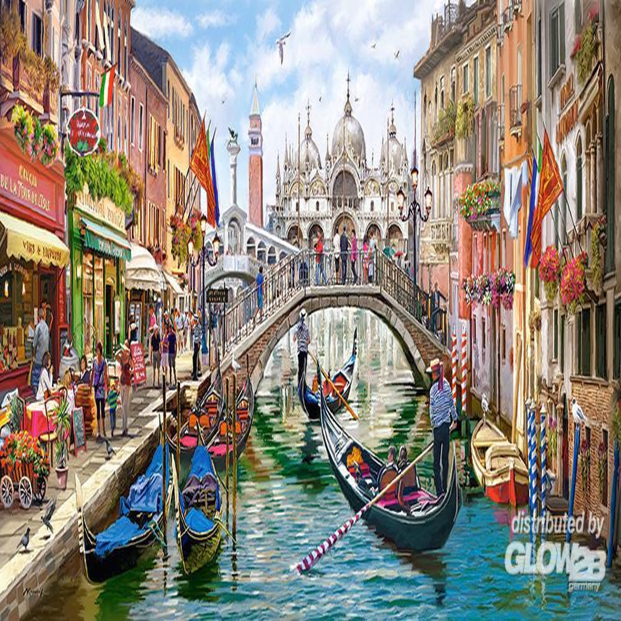 Voir la diapositive 4 : Castorland Puzzle 4000 pièces : les charmes de venise