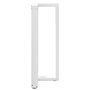 Voir la diapositive 5 : VIDAXL Pieds de table de bar forme de T 2 pcs blanc 60x35x(100-101) cm