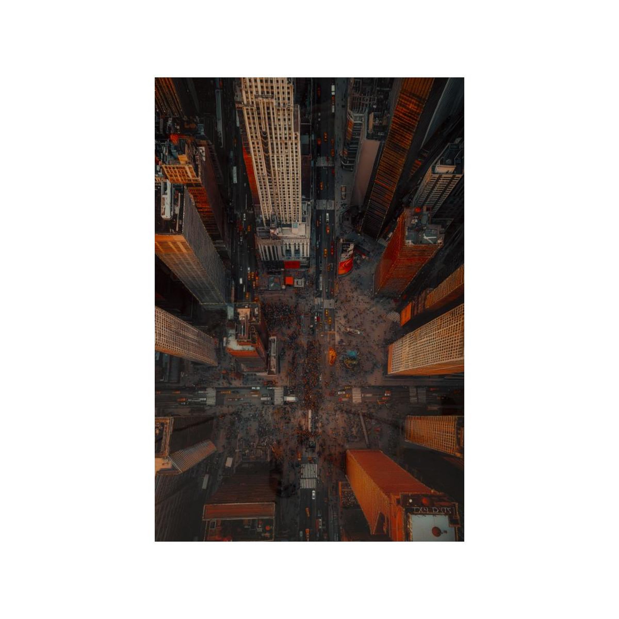 Voir la diapositive 3 : Paris Prix Tableau imprimé  new york ii  72x102cm multicolore