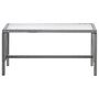 Voir la diapositive 4 : VIDAXL Salon de jardin 4 pcs avec coussin Resine tressee Anthracite