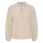 Pieces Blouse /Beige Femme Pieces  ilia. Coloris disponibles : Blanc