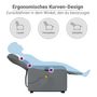 Voir la diapositive 6 : VIDAXL Fauteuil inclinable de massage Gris Similicuir