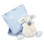 Voir la diapositive 1 : DOUDOU ET COMPAGNIE Doudou Cie Lapin Bonbon en Peluche Bleue pour Bébé - Cadeau de Naissance Idéal