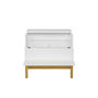 Voir la diapositive 2 : Paris Prix Mini Bar Design  Grande  75cm Blanc