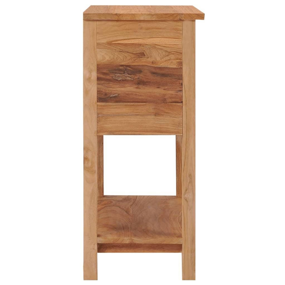 VIDAXL Buffet 78x35x80 cm bois de teck massif