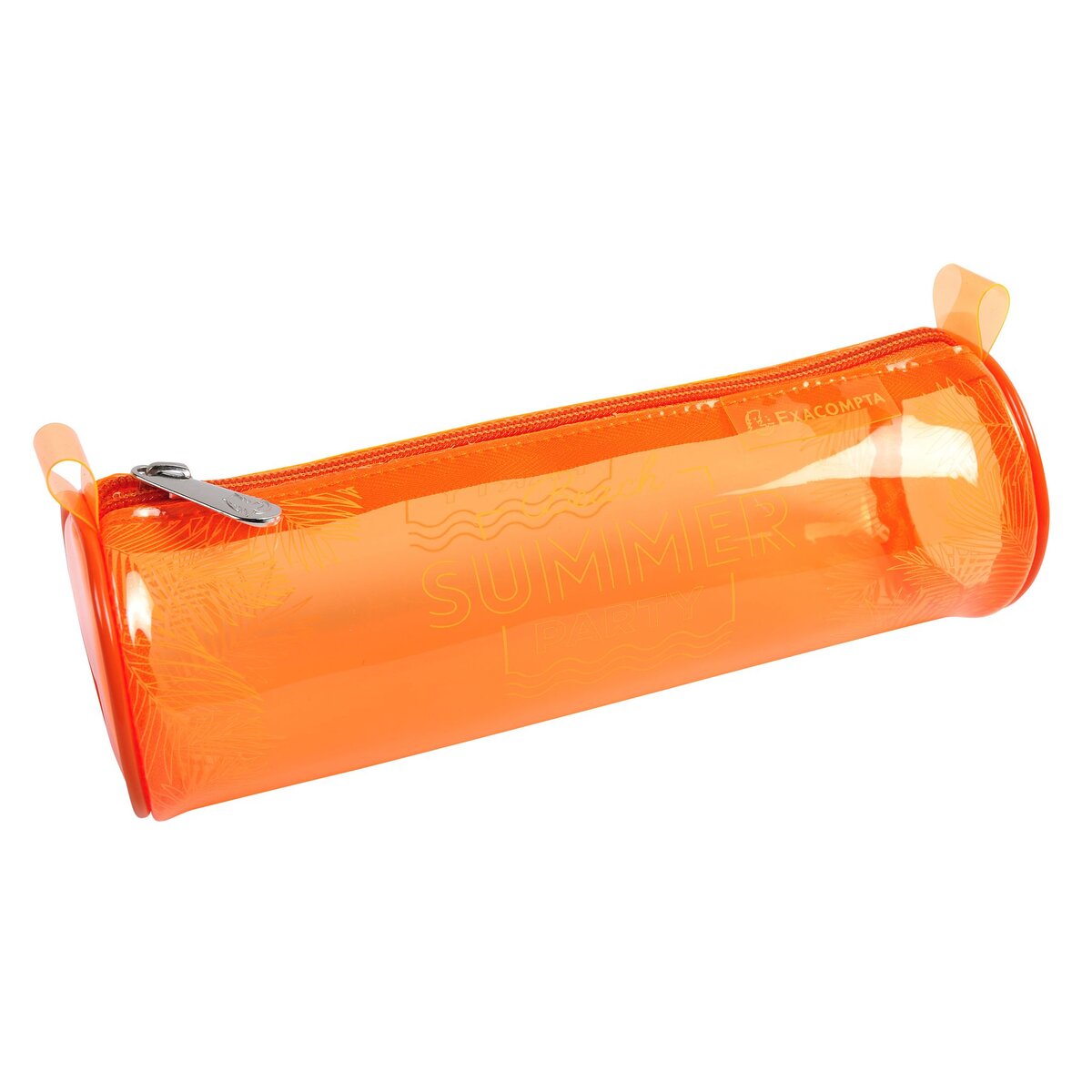 EXACOMPTA Trousse ronde 1 compartiment orange Fluo