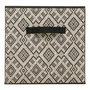 Voir la diapositive 2 :  Boîte de Rangement  Basic  31x31cm Noir & Blanc
