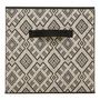 Voir la diapositive 2 :  Boîte de Rangement  Basic  31x31cm Noir & Blanc
