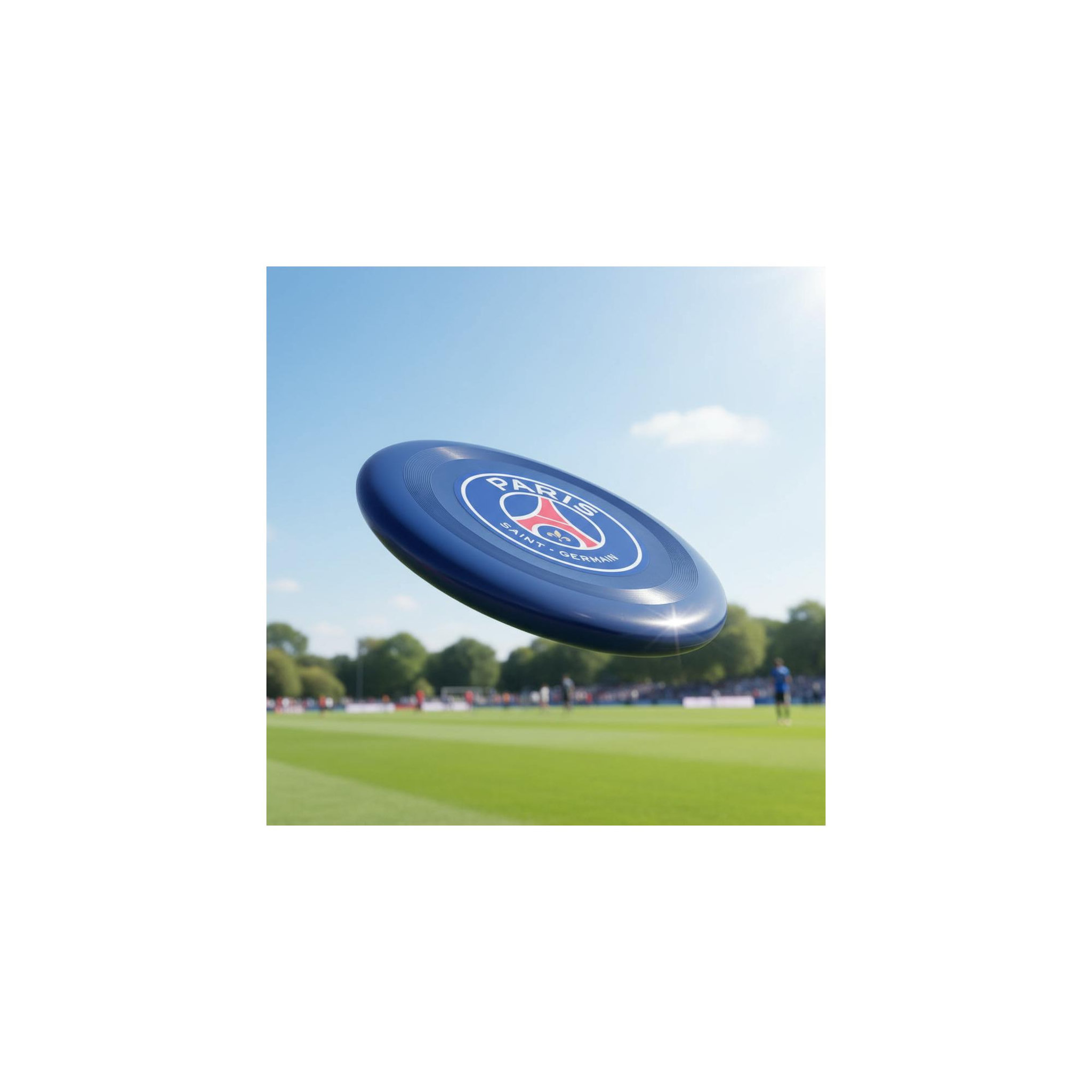 Voir la diapositive 5 : PSG Frisbee - paris saint germain - bleu - diamêtre : 25 cm