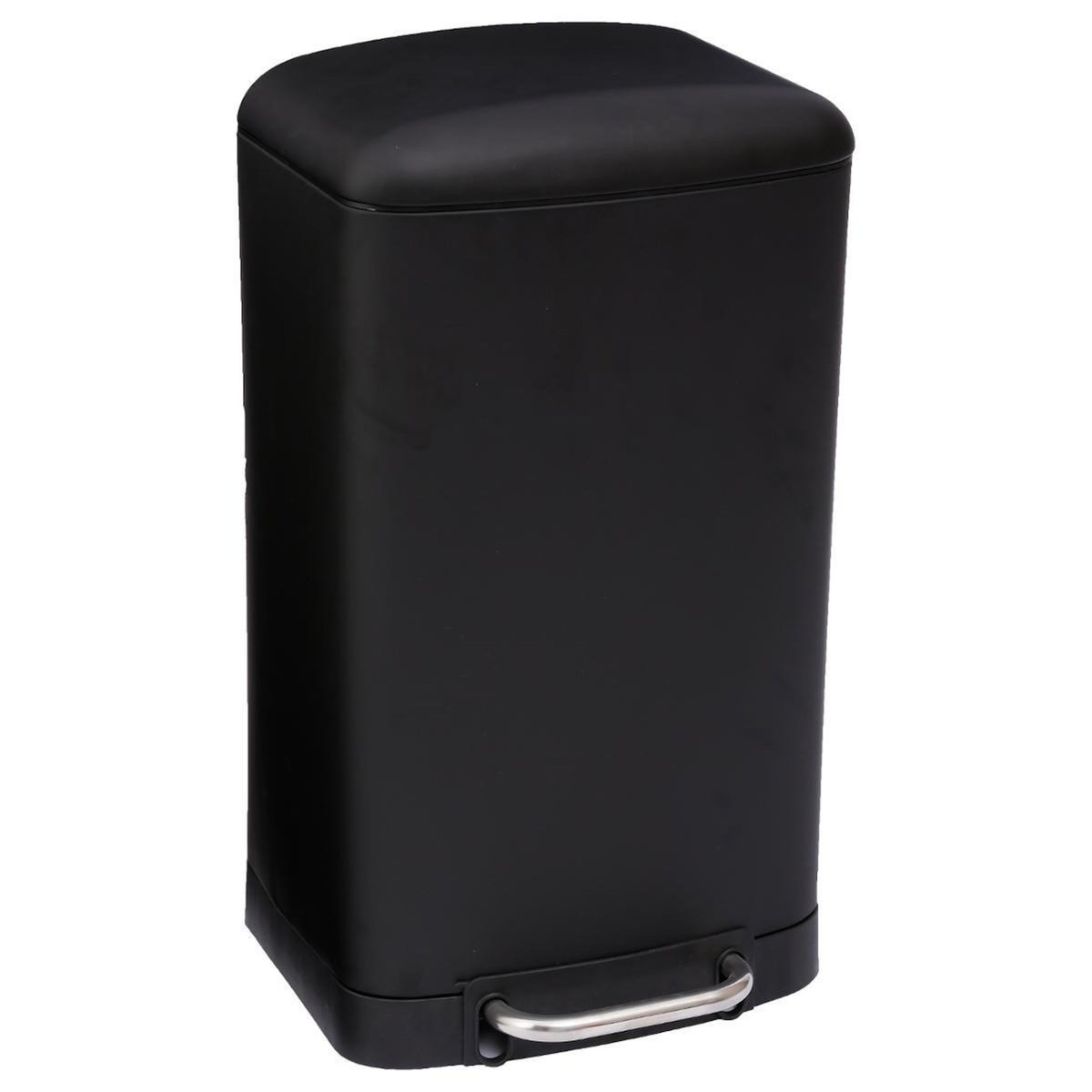 FIVE Poubelle en Métal  Cuisine  30L Noir