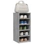Voir la diapositive 4 : VIDAXL Armoire a chaussures Gris beton 31,5x35x70 cm Bois d'ingenierie