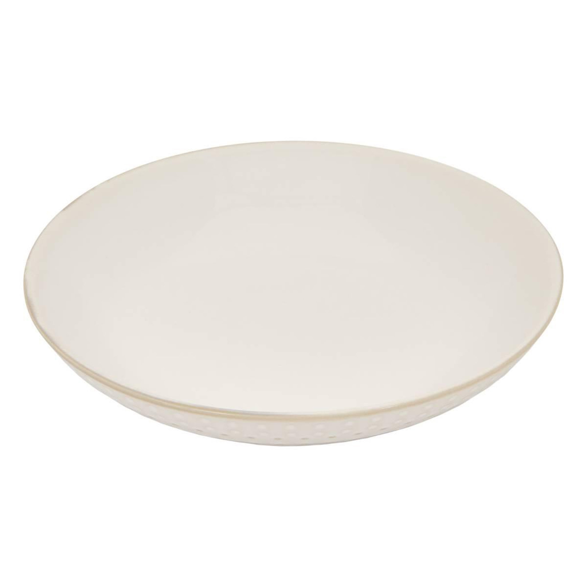 Voir la diapositive 3 : SECRET DE GOURMET Lot de 6 assiettes creuses cercles  camille  21cm blanc