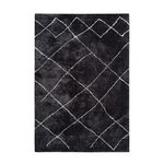 Paris Prix Tapis Géométrique  Orlando  Anthracite. Coloris disponibles : Gris