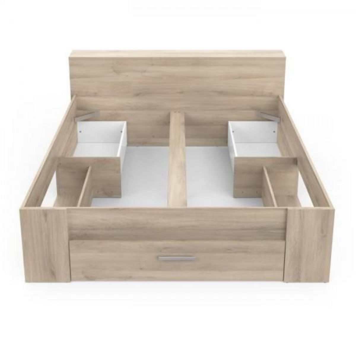 Demeyere Demeyere - Lit adulte 160 x 200 cm - Chene Kronberg - Oxygene