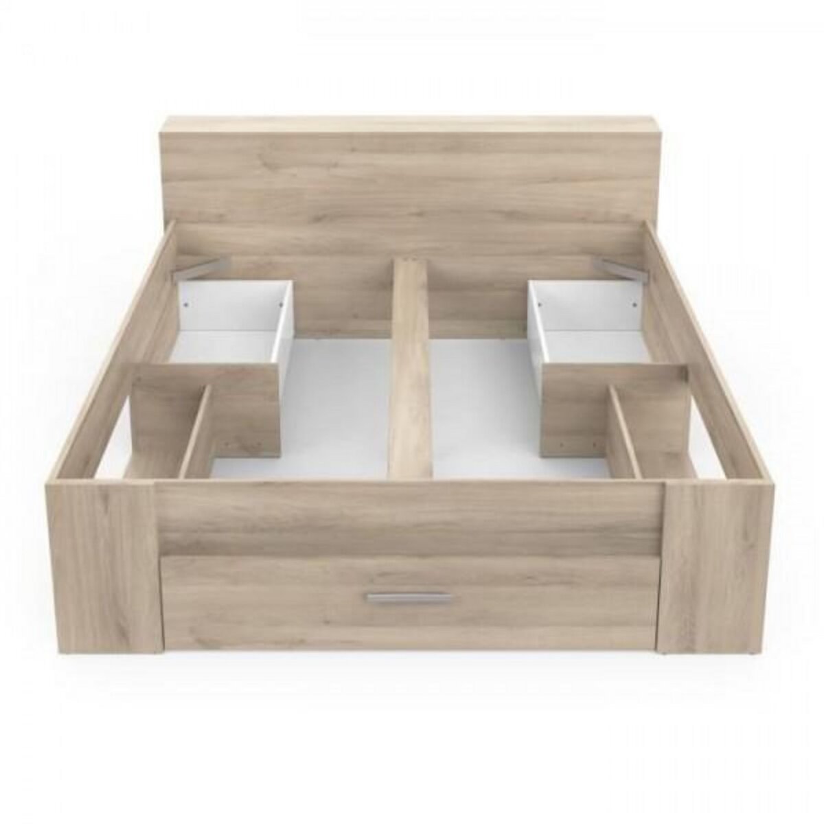 Demeyere Demeyere - Lit adulte 160 x 200 cm - Chene Kronberg - Oxygene