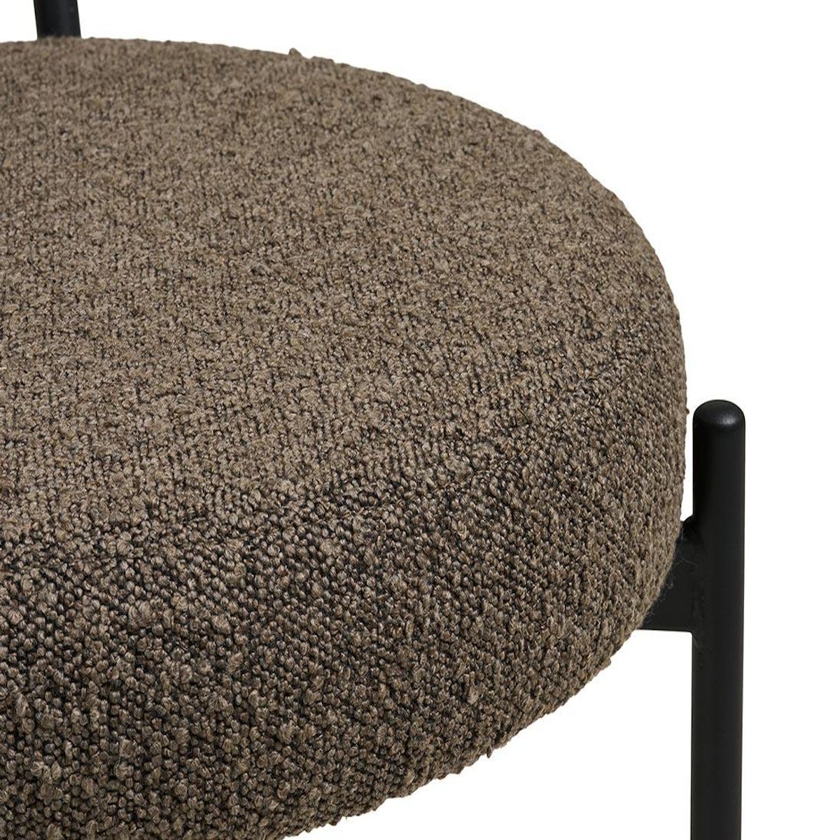 LISA DESIGN Ivanec - lot de 2 chaises - en tissu bouclette