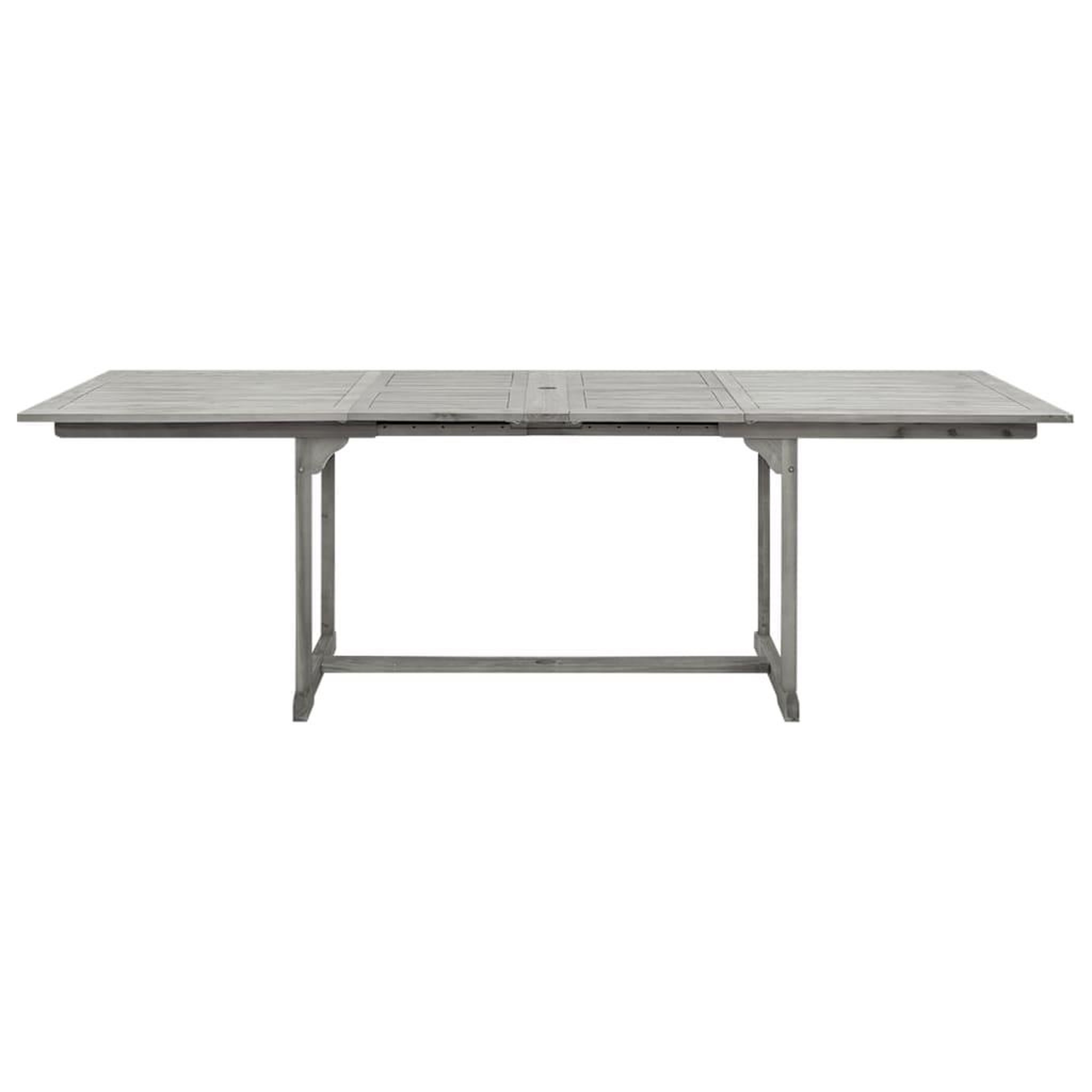 Voir la diapositive 5 : VIDAXL Table a dîner de jardin (160-240)x100x75cm Bois d'acacia massif