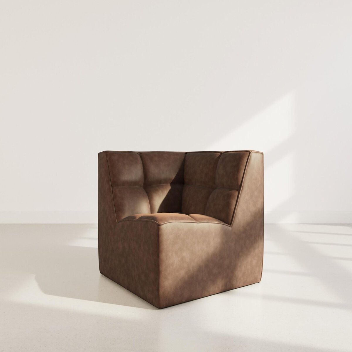 LISA DESIGN Alya - module d'angle en simili