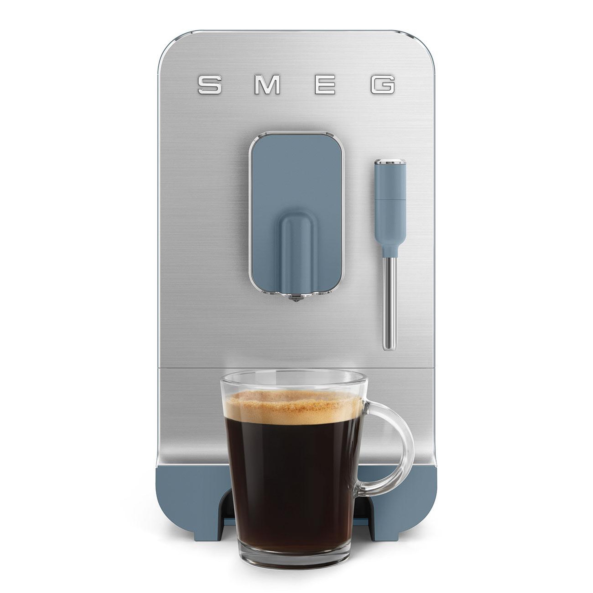 Voir la diapositive 6 : SMEG Expresso broyeur bleu - bcc12sbmeu