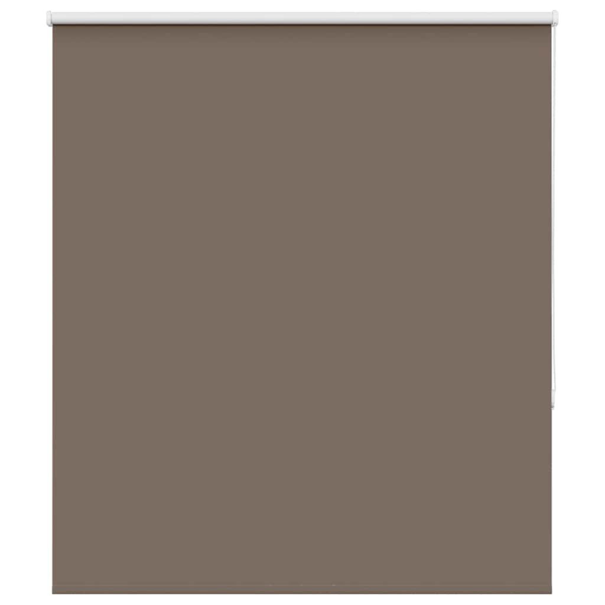 Voir la diapositive 2 : VIDAXL Store enrouleur occultant cafe 130x130cm largeur du tissu