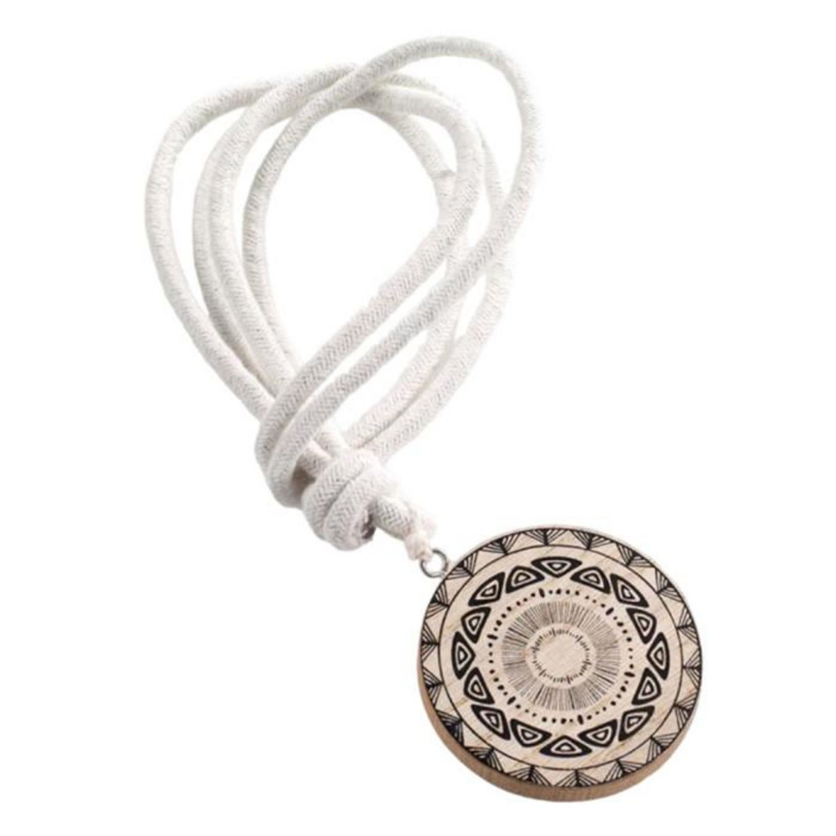 Paris Prix Embrasse de Rideau en Bois  Jedeo  41cm Blanc