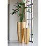 Voir la diapositive 4 : Paris Prix Lot de 2 Vases Déco en Métal  Egypte  122cm Or