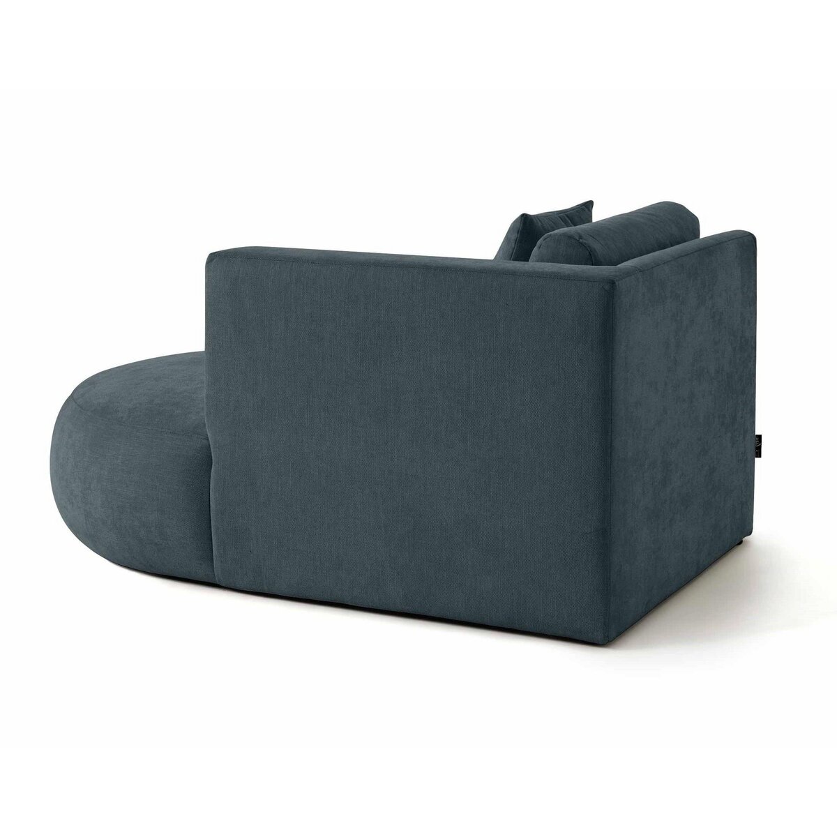 LISA DESIGN Santorini - module d'assise méridienne droit - en tissu texturé