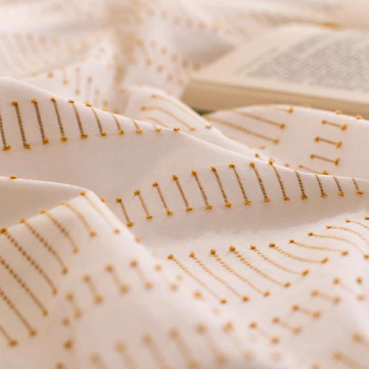 ATMOSPHERA Parure de Lit 3 Pièces  Osao  240x220cm Blanc