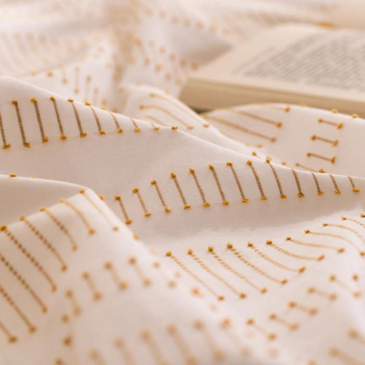 ATMOSPHERA Parure de Lit 3 Pièces  Osao  240x220cm Blanc