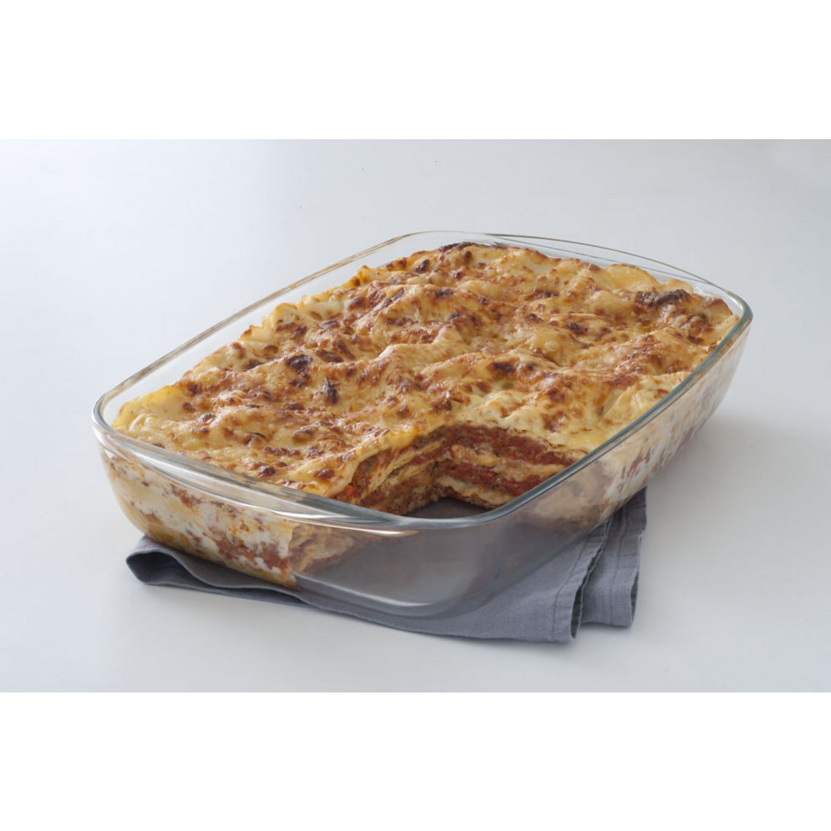 PYREX Plat à lasagnes rectangulaire en verre ESSENTIAL