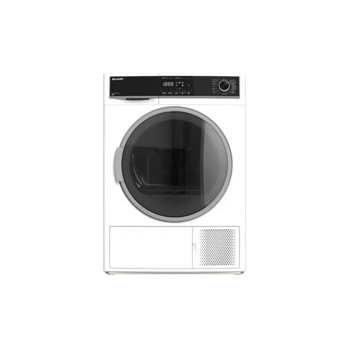 Sharp Sèche-linge pompe à chaleur à condensation 60cm 8kg blanc - KDHHH8S7GW21