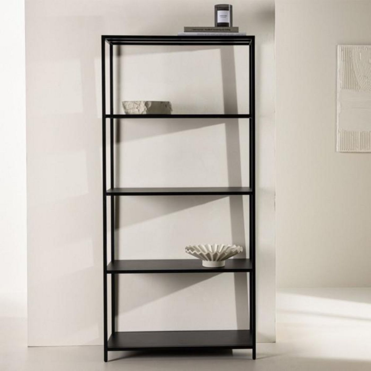 Paris Prix Étagère 5 Niveaux en Métal  Montevideo  150cm Noir