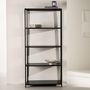 Voir la diapositive 6 : Paris Prix Étagère 5 Niveaux en Métal  Montevideo  150cm Noir
