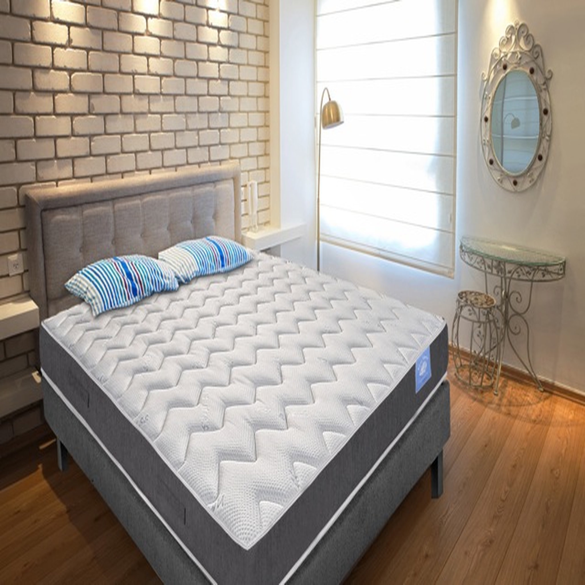 Voir la diapositive 3 : BELLE LITERIE BENOIST Matelas latex 140x190 cm SHIELD