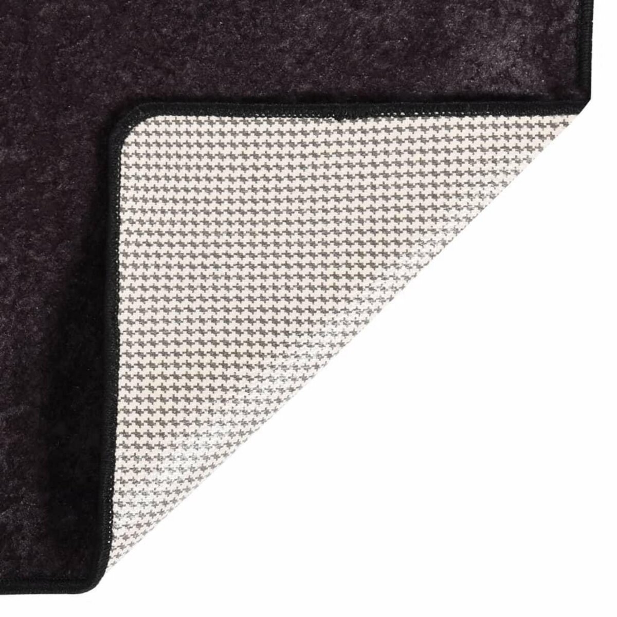 VIDAXL Tapis lavable antiderapant 80x150 cm Anthracite