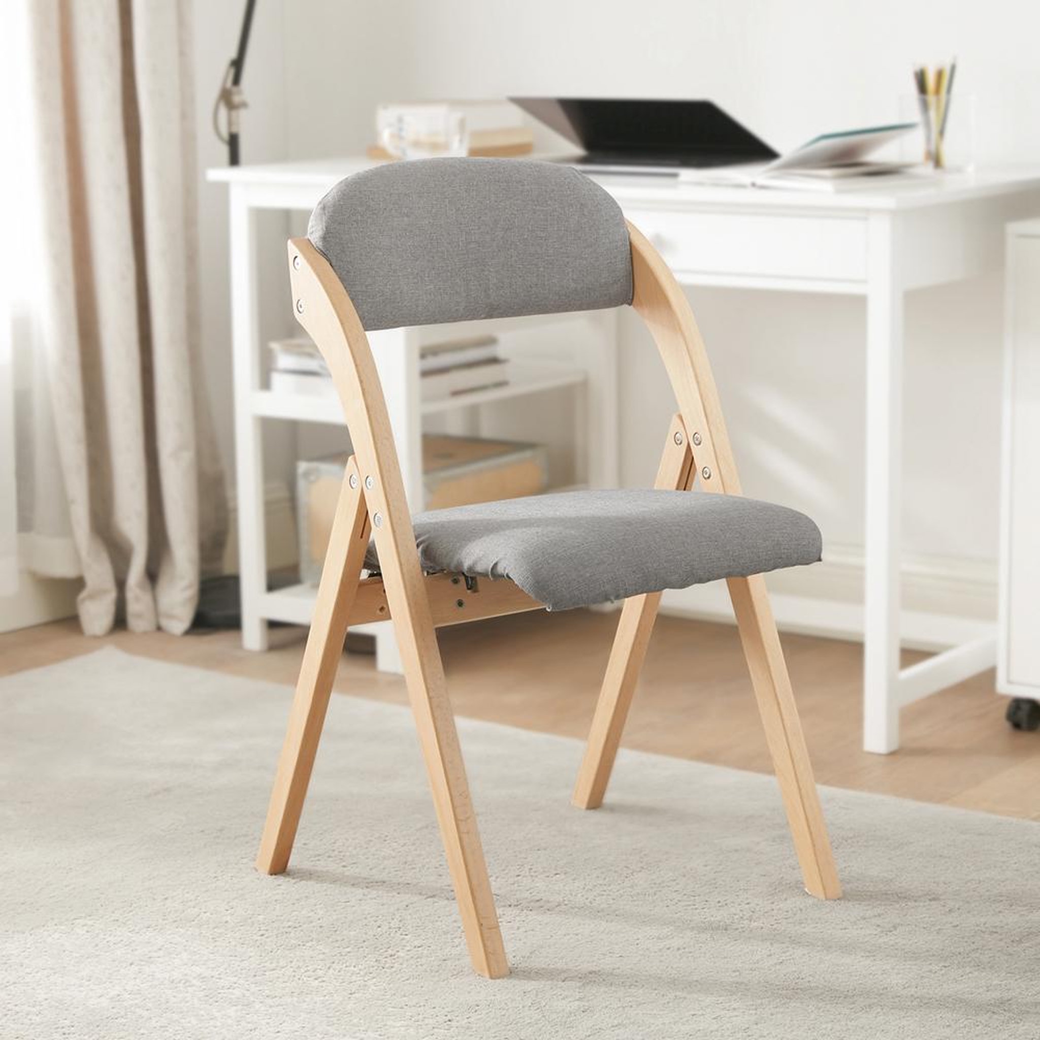Voir la diapositive 6 : SOBUY SoBuy - Chaise Pliante ergonomique rembourrée - Nordique - FST92