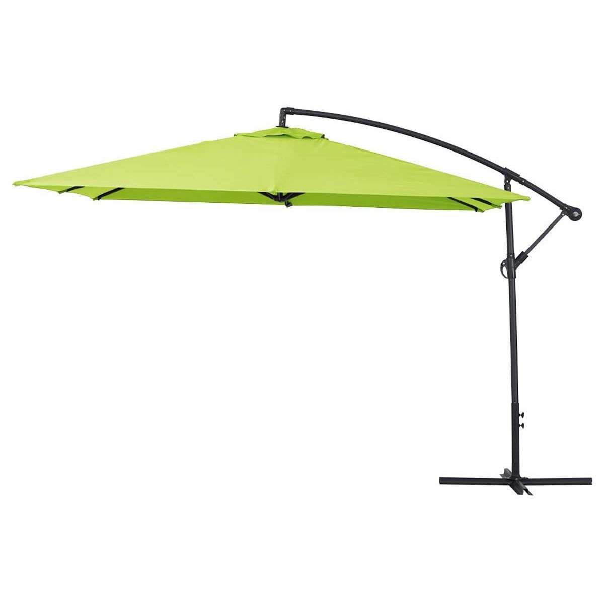 Habitat et Jardin Parasol jardin déporté  Alu  Ilios 3  - Carré - 3 x3 m - Vert
