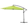 Voir la diapositive 1 : Habitat et Jardin Parasol jardin déporté  Alu  Ilios 3  - Carré - 3 x3 m - Vert