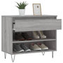 Voir la diapositive 4 : VIDAXL Armoire a chaussures Sonoma gris 70x36x60 cm Bois d'ingenierie