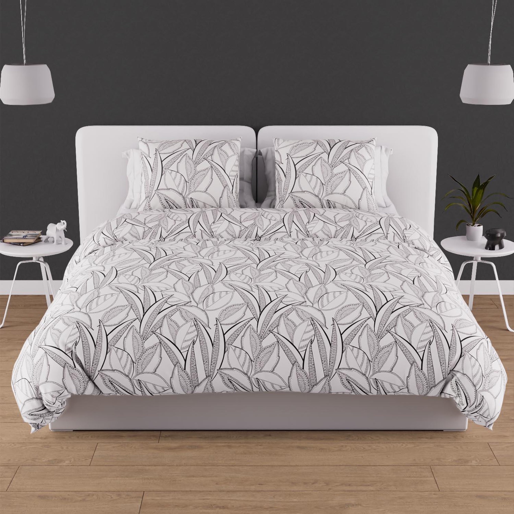 Voir la diapositive 1 : SOLEIL D'OCRE Parure housse de couette coton 57 fils TOGO, par Soleil d'ocre