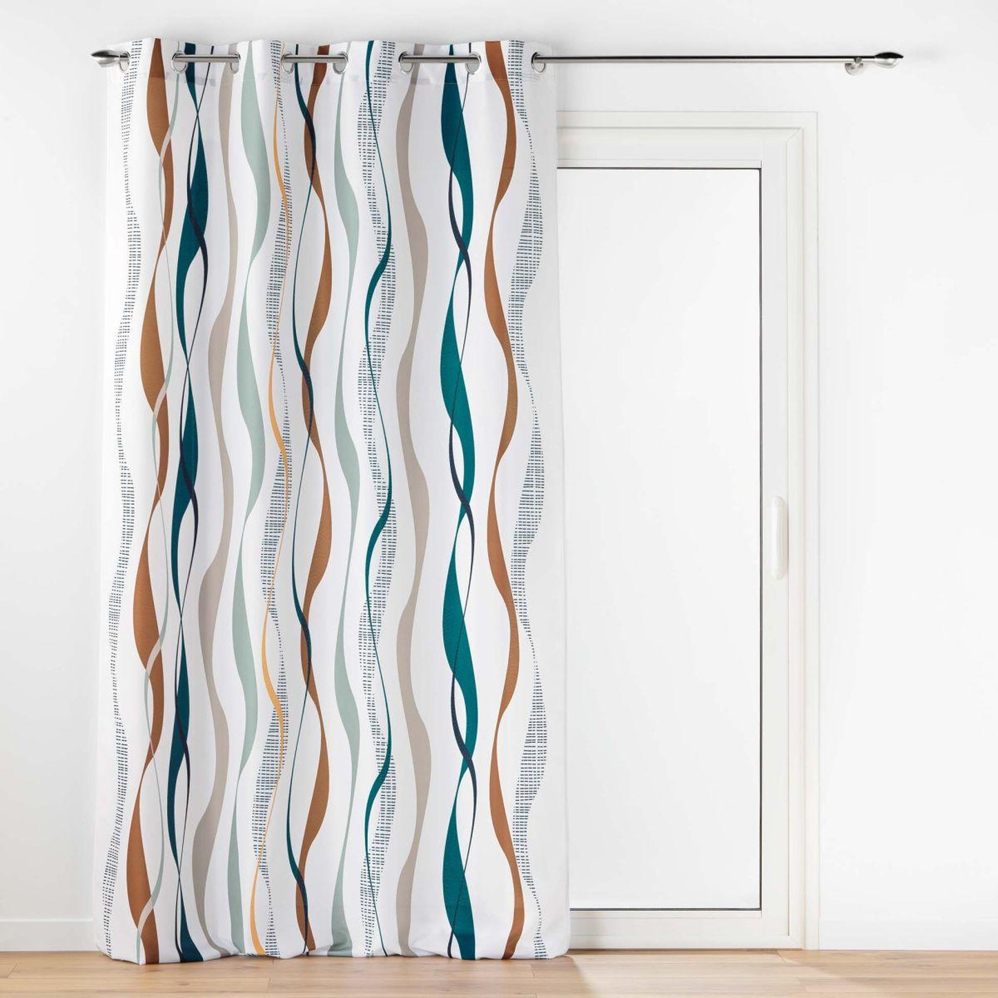 Douceur d'Intérieur Rideau à œillets  lisana  140x260cm multicolore