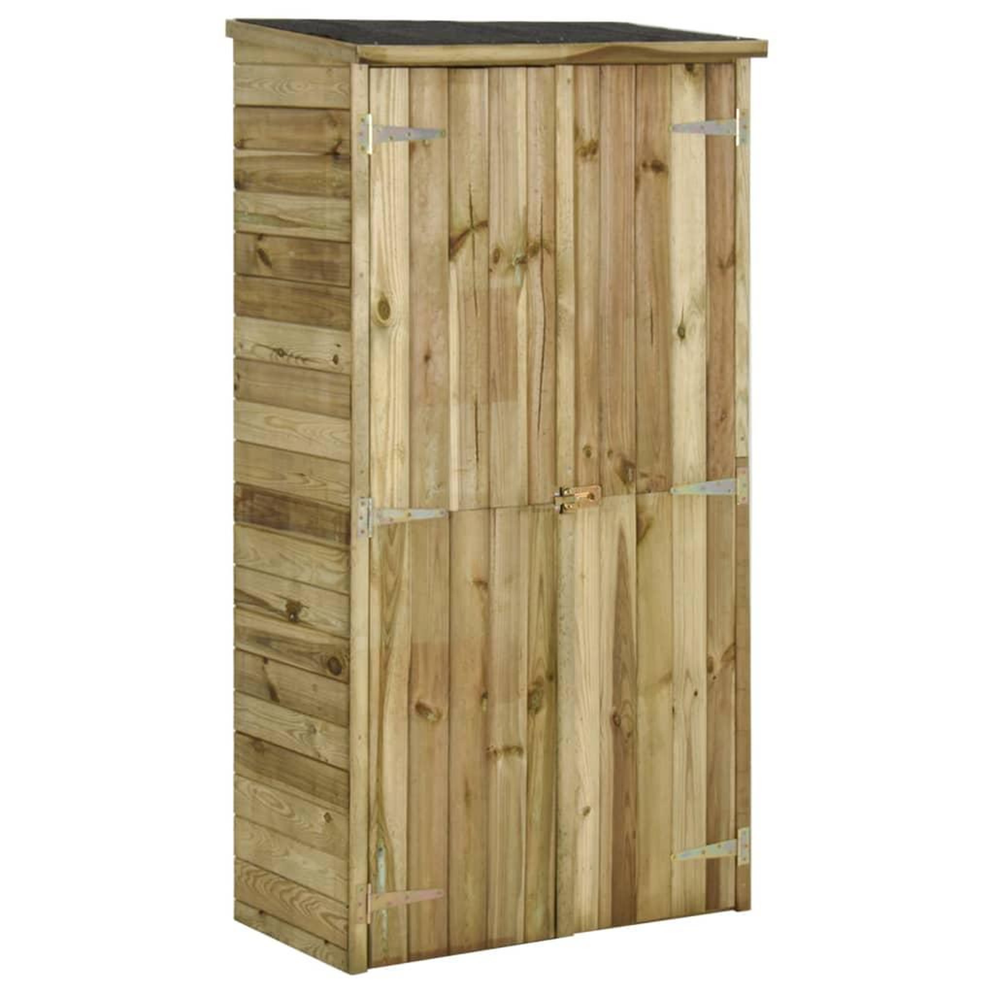 VIDAXL Abri a outils pour jardin Pin 85x48x177 cm