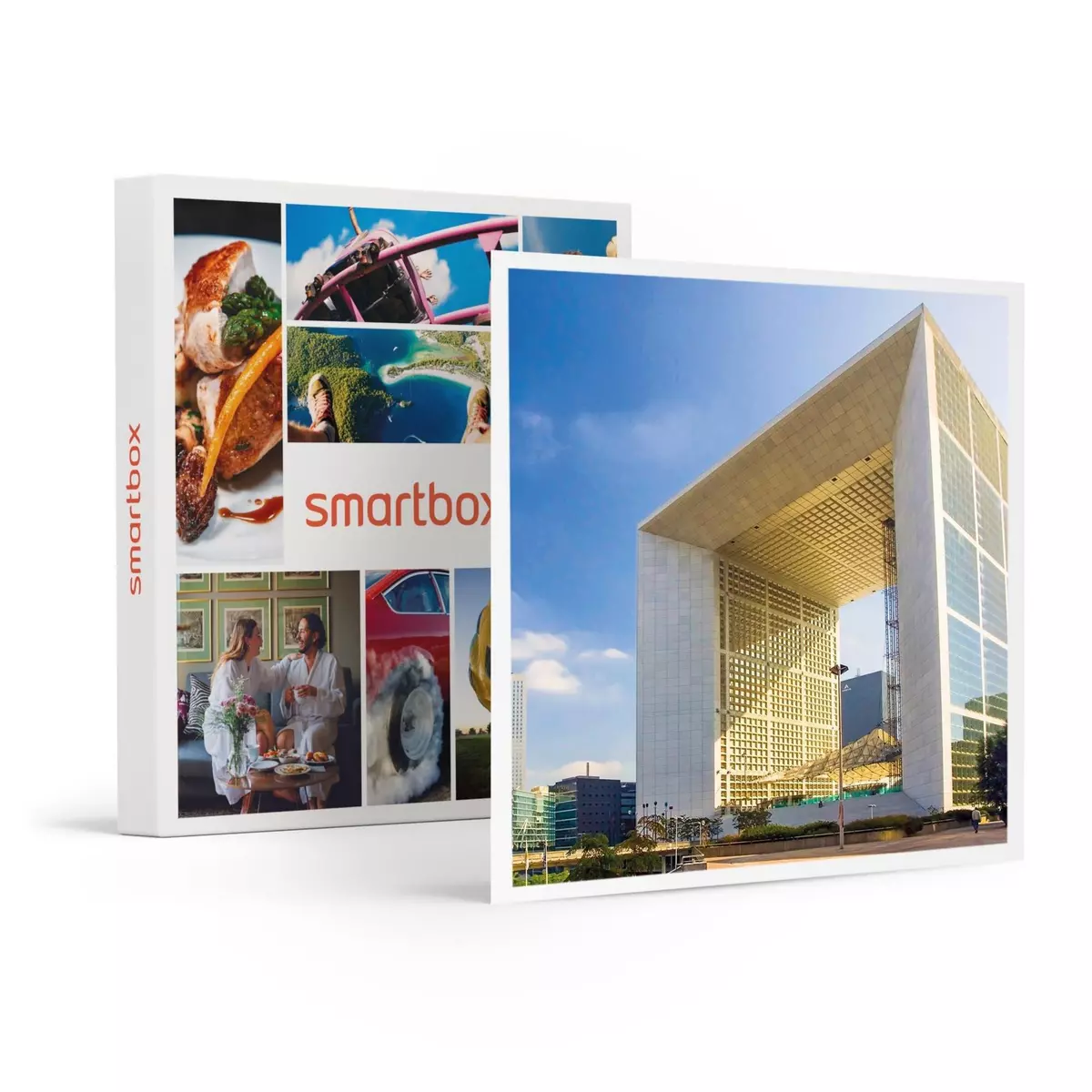 Smartbox Visite guidée et privée pour 2 de la Grande Arche de La Défense avec vue depuis le toit - Coffret Cadeau Sport & Aventure