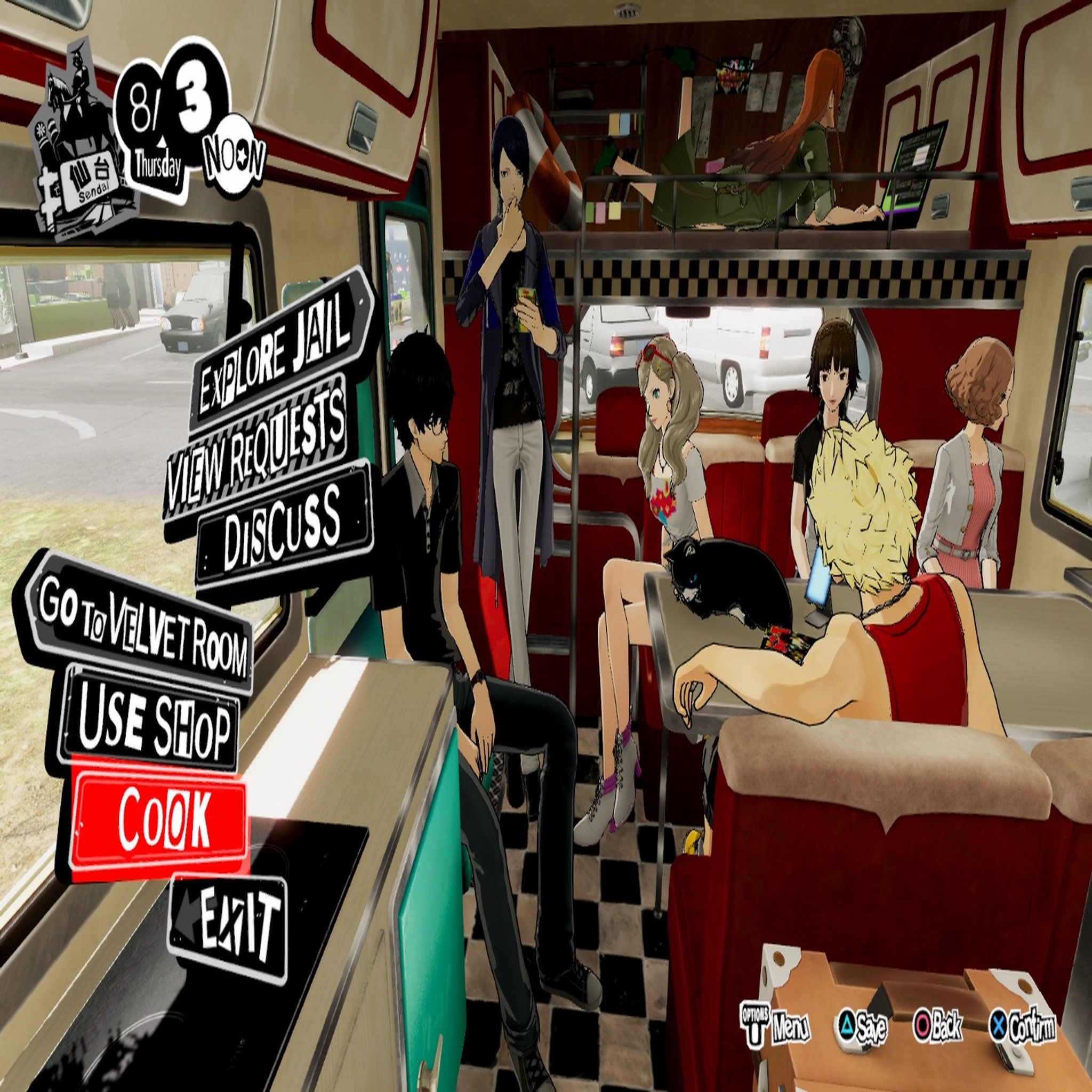 Voir la diapositive 5 : Persona 5 Strikers Nintendo Switch