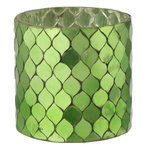 Paris Prix Photophore Mosaïque en Verre  Pop  12cm Vert