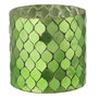 Voir la diapositive 1 : Paris Prix Photophore Mosaïque en Verre  Pop  12cm Vert
