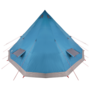 Voir la diapositive 5 : VIDAXL Tente Familiale Tipi Bleue Imperméable pour 12 Personnes