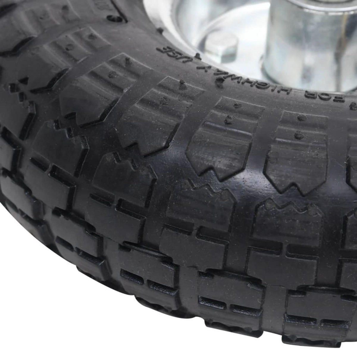 VIDAXL Roue de diable 4 pcs Caoutchouc 4.10/3.50-4 (260 x 83 mm)