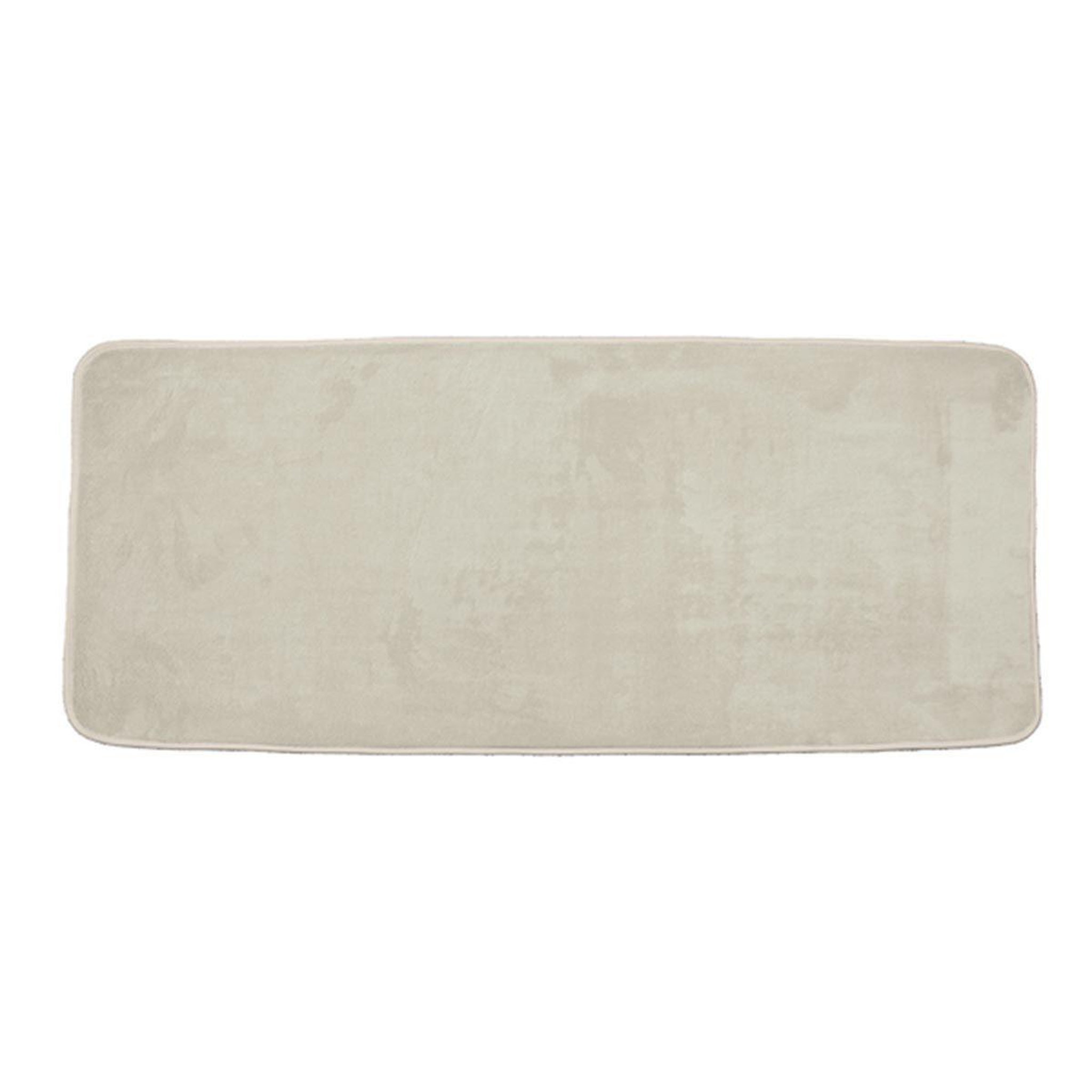 Douceur d'Intérieur Tapis de bain microfibre  vitamine  50x120cm taupe